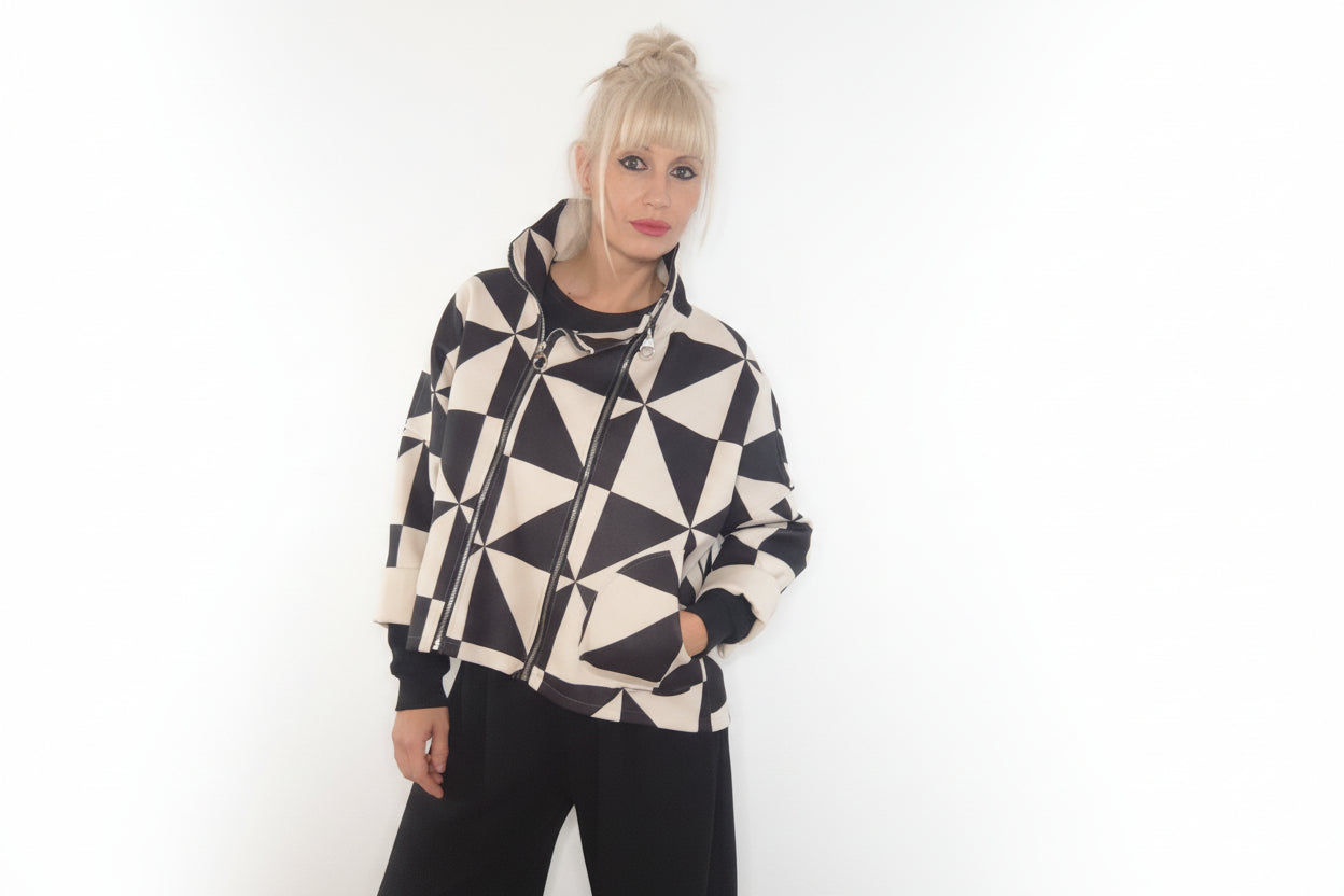 Chaqueta Geométrica