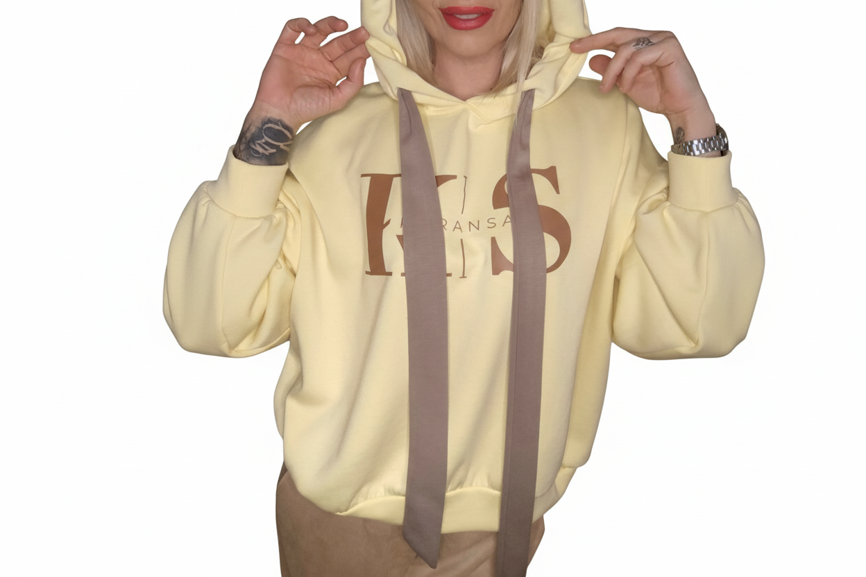 Sudadera Vainilla Oversize