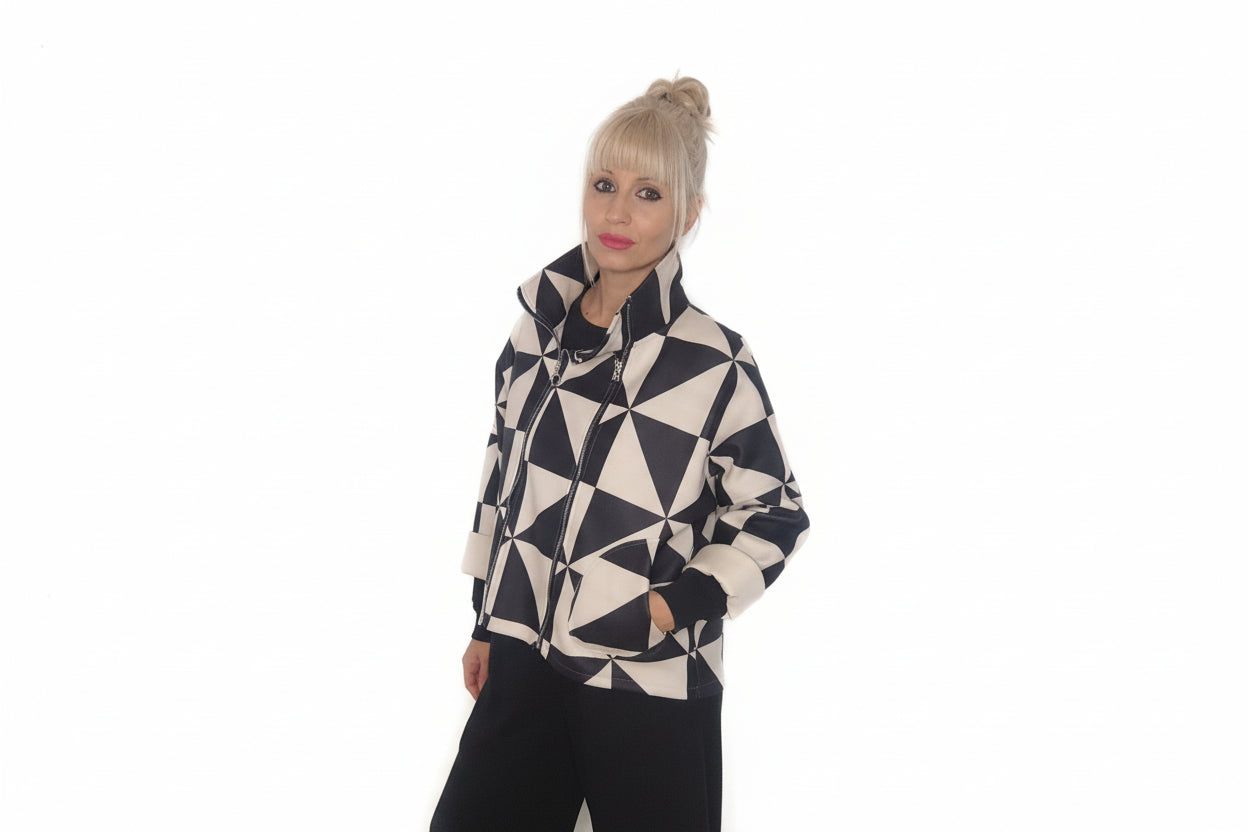 Chaqueta Geométrica
