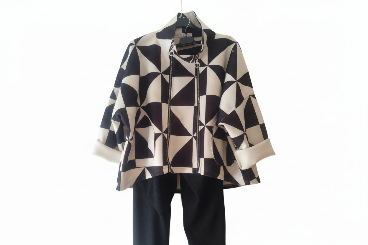 Chaqueta Geométrica