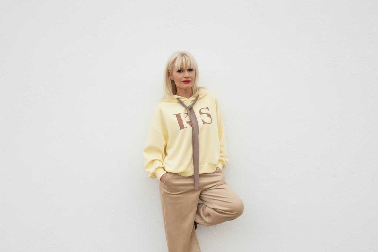 Sudadera Vainilla Oversize