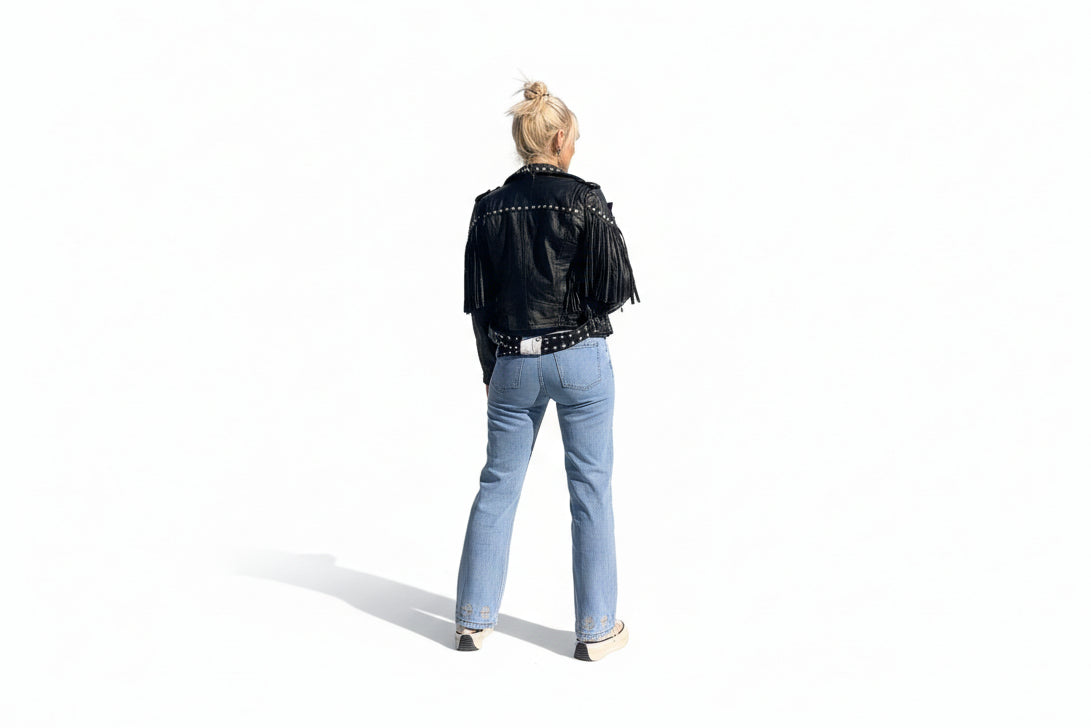 Jeans Denim Bordado